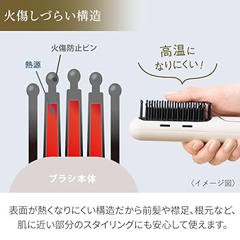Amazon | FESTINO(フェスティノ) スタイリングヒーターブラシ